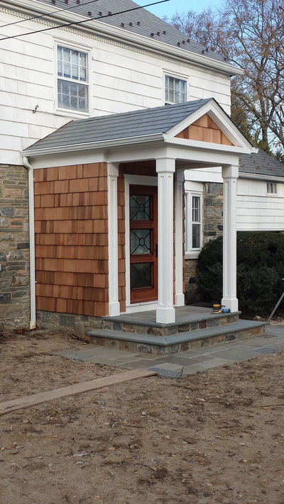 Portico, New Construction, Additions, Fabry Contracting - General Contractor